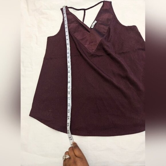 DEX Women's Sleeveless Camisole Top. Burgundy. Size M - Picture 7 of 8